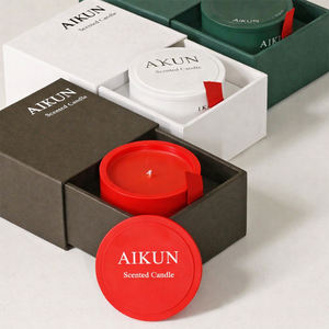 Vela Aromática Personalizada AIKUN en Taza de Cerámica con Cera de Soya Natural para Regalo de Boda y Decoración del Hogar - Product Image 4