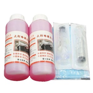Solution de nettoyage en plastique de 500 ml pour la modification des phares de voiture avec étui souple - Product Image 1