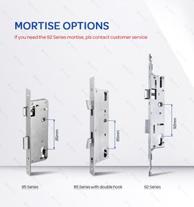 Cerradura Inteligente Impermeable para Puerta de Entrada, Cerradura Exterior Delgada para Puerta de Vidrio de Perfil Estrecho con Marco de Aluminio - Product Image 2