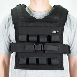 Chaleco con Peso Negro al por Mayor, Chaleco con Peso Ajustable Personalizado de Alta Calidad para Entrenamiento Masculino, 10kg, 12kg, 16kg, 20kg, 30kg - Product Image 4