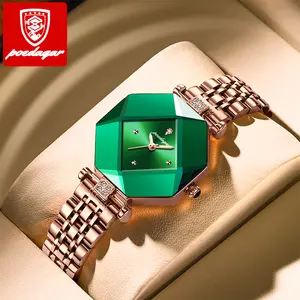 Poedagar 005防水高品质女士石英中国手表不锈钢批发品牌手表钻石女表