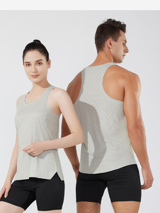 Logo personalizzato all'ingrosso estivo Casual da donna gilet sportivo da donna allenamento canotta <span class=keywords><strong>nera</strong></span> da donna - Product Image 4