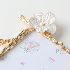 XinZhiRunゴールドブランチテクスチャフォトフレーム垂直壁卓上ディスプレイ用ホーム装飾ウェディング卒業ギフトアート1個 - Product Image 3