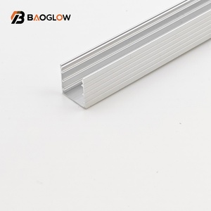 New 15*15 Modern Customized Led Extruded Low Profile Aluminum Frame Profile for Led <b>Lighting</b> Surface Mounted Celling Wall Floor - Product Image 2