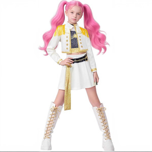 2025 Anime Kpop Demon <strong>Hunter</strong> 3D Print Cosplay Costume Rumi Zoey Mira Cosplay Girls Style Kids Play Role Costumes - Product Image 3