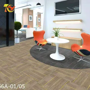 高品质可拆卸厚商用尼龙方形办公室隔音酒店地毯瓷砖