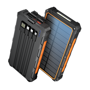 แบตเตอรี่สำรองพลังงานแสงอาทิตย์ขนาด20,000mAh ใหม่พร้อมสายชาร์จและไฟฉายในตัวเป็นตัวเลือกยอดนิยมสำหรับใช้งานกลางแจ้ง - Product Image 3