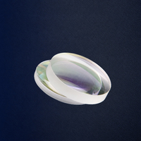 Lentille de collimation et de focalisation pour découpe laser, double convexe, ménisque D30 F100mm, quartz importé, 1030-1080nm, pour Raytools, WSX, Bodor Laser