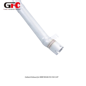 Système d'échappement sport pour <span class=keywords><strong>BMW</strong></span> <span class=keywords><strong>M140i</strong></span> F21 F22 3.0T 2016, en acier inoxydable 1,5 mm, type Catback, <span class=keywords><strong>prix</strong></span> usine - Product Image 5