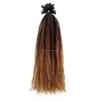 Extensions de cheveux bouclés crépus Blend Hair 24 pouces OT1B-30-27 Ombre – Vente en gros directe usine