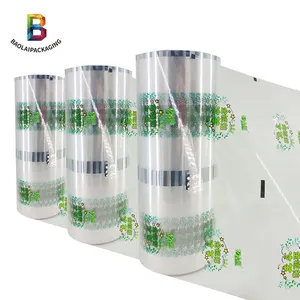 Custom print laminated roll stock film /plastic roll packaging film for water sachet 500ml and snack food packaging foll film