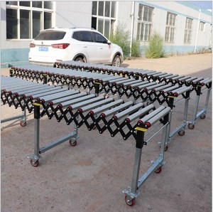 Transportador <span class=keywords><strong>de</strong></span> <span class=keywords><strong>Rodillos</strong></span> Eléctrico por Gravedad, Portátil, Flexible <span class=keywords><strong>y</strong></span> Expandible para Carga <span class=keywords><strong>de</strong></span> Mercancías - Product Image 3