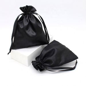Bolsa de Regalo con Cordón de Satén, Bolsa Pequeña para Joyería y Cosméticos, Venta al por Mayor, Artículos para Fiestas, Impresión de Logotipo Personalizado - Product Image 1