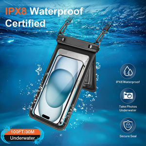 Borsa universale a doppia borsa impermeabile custodia per telefono Touchscreen IPX8 borsa impermeabile per cellulare - Product Image 2
