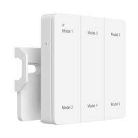 Interrupteur de Scène Zigbee 3.0 à 2, 4 ou 6 Boutons, Compatible Tuya, Système Domotique Intelligent (IP21, Garantie 2 Ans, Compatible Android et iOS)