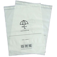 Sac d'emballage Transparent pour vêtements, sacs à fermeture éclair bon marché, unités