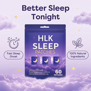 Adesivo per il Sonno HLK Premium con Oli Essenziali, Logo Personalizzato OEM, di Alta Qualità, Sicuro per la Pelle e Traspirante per Negozi di Lusso - Product Image 1