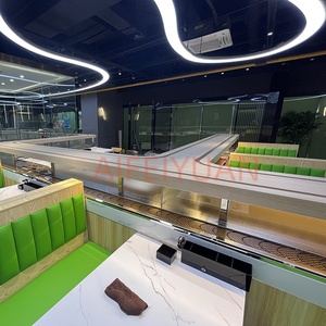 Conception personnalisée Restaurant bande transporteuse pour le transport des aliments avec système de conservation - Product Image 2
