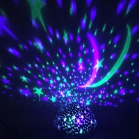 Cadeau créatif Lampe de projection étoilée Usb Projecteur de rêve romantique Ciel étoilé Lampe de nuit