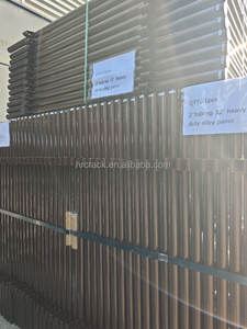 Koolstofstaal veefensters 6 voet buiten, boerderijpoorten voor runderen, paardenomheining, modern design - Product Image 2