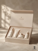 Boîte de soins de la peau avec logo personnalisé, emballage haut de gamme, fournisseur de boîtes cosmétiques écologiques, fabricant, vente en gros, coffret cadeau de haute qualité