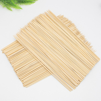 Brochettes de barbecue rondes biodégradables, brochettes en bois de bambou pour bbq, vente en gros, 100 pièces