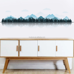 <span class=keywords><strong>Adesivi</strong></span> <span class=keywords><strong>murali</strong></span> con paesaggio artistico stile cinese soggiorno divano sfondo decorazione carta da parati autoadesiva - Product Image 3