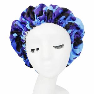 Bonnet en velours satiné double face réversible avec logo personnalisé pour femme, tailles adultes, turban de mode, vente en gros - Product Image 3