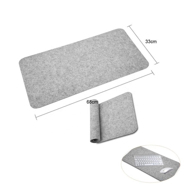 Anti-Static Large Felt Office Desk Laptop Mat Table Mouse Pad