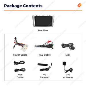 Mekede Car-Play Android Auto Car IPS màn hình âm thanh đài phát thanh máy nghe nhạc 6 + 128G GPS navigation 8core 4G Wifi cho TOYOTA avensis 2009-2015 - Product Image 3