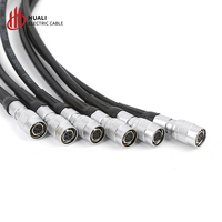 Penerbangan pemrosesan Plug YC8-2 inti soket konektor dengan 3 4 5 6 kabel Harness