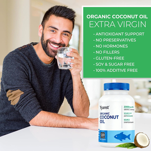 ซอฟต์เจลน้ำมันมะพร้าวออร์แกนิกคุณภาพสูงแบบฉลากส่วนตัว ช่วยเสริมสารต้านอนุมูลอิสระและปกป้องเซลล์จากความเสียหาย - Product Image 2