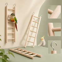 Jouet en bois pour oiseaux, accessoires pour cage à oiseaux, petite échelle colorée pour grimper, design anti-évasion, fabriqué dans le Zhejiang