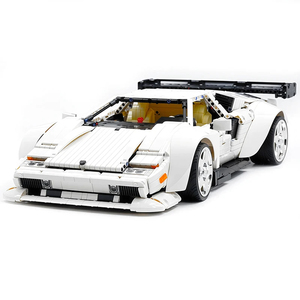 ตัวต่อ <span class=keywords><strong>KBOX</strong></span> 10547 MOC รถสปอร์ตสีขาวสุดเท่ ชุดตัวต่อประกอบ ของเล่นเสริมพัฒนาการ ของขวัญคริสต์มาสสำหรับเด็ก - Product Image 1