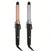Fer à boucler professionnel de qualité salon avec barillet en céramique de 25 mm, double tension, pour des boucles professionnelles, outil de chauffage rapide PTC