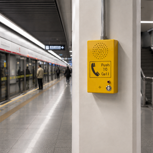 Boîte d'appel d'urgence murale à bouton unique avec numérotation automatique pour métro, aéroport, banque, école, zone publique, interphone mains libres - Product Image 4