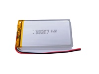 Baterai LiCoO2 Semi-solid State 3.7V Isi Ulang 1200mAh 500 Siklus Penggunaan Proteksi PCM + Kabel NTC Konektor OEM Terminal POS
