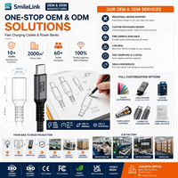 Cable de Carga USB C de Nailon de 1.2M, 100W PD 5A, Carga Rápida, Tipo C a Tipo C, Cable de Datos USB 2.0, Servicio Personalizado OEM ODM