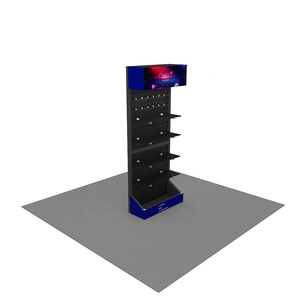 Exhibición de Pared de Listones Portátil de Aluminio Modular de Ensamblaje Rápido Personalizada para Ferias Comerciales - Product Image 1