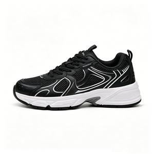 Zapatillas deportivas de diseño robusto con estampado personalizado para hombre y mujer, ligeras, resistentes al desgaste, de malla, transpirables, informales, para otoño - Product Image 3
