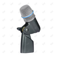 Kit de microphones de batterie DMK7 7 pièces pour grosse caisse, caisse claire, tom et micro de plafond, pour enregistrement live et studio, avec étui de transport en aluminium