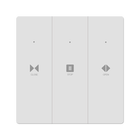 Tuya Zigbee Mouse Click Design Curtain Smart Switch Tahan Api PC Netral Alexa/Google Home/Smart Life/Alexa OEM&ODM