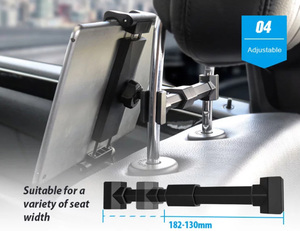Meilleure vente 360 rotatif télescopique voiture camion siège appui-tête PC <span class=keywords><strong>support</strong></span> tablette <span class=keywords><strong>support</strong></span> Portable Flexible prend en charge téléphone portable - Product Image 5