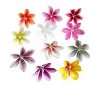 Têtes de fleurs artificielles de magnolia au toucher réel, pétales floraux en PU pour la décoration de mariage, fête, Halloween, Noël, remise de diplôme
