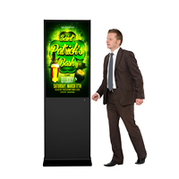 Écran numérique LCD intérieur de 43 pouces Totem OEM ODM Media Player 2K Équipement publicitaire Affichage publicitaire