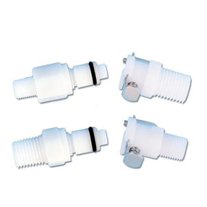 Acoplamiento de conexión rápida roscado Jiyou serie L 1/8-1/4 NPT, plástico POM con rosca externa para manguera de caucho. - Product Image 5