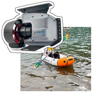 Propulseur électrique télécommandé D800 pour kayaks, planches de surf, planches à pagaie, embarcations nautiques