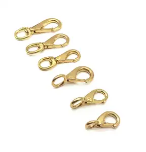JRSGS High Quality BRONZE CASTING Solid Brass Double Ended Bolt Snap Trigger Hook For Horses And Pets