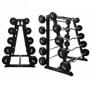 Kommerzielle Fitnessstudio-Ausrüstung: Fixhantel-Sets für Freihanteltraining – Gummi-Gewichte - Product Image 1