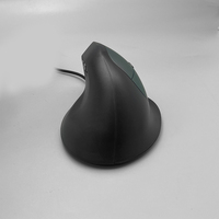 Penjualan Terbaru Mouse Optik Vertikal 6D Tombol USB Berkabel Desain Ergonomis Ukuran Besar untuk Penggunaan Kantor, Dapat Disesuaikan untuk Tangan Kanan, Stok Tersedia